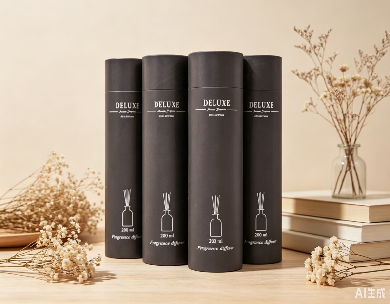 73*320MM Luxury Cylinder Reed Diffuser Packaging Boxes